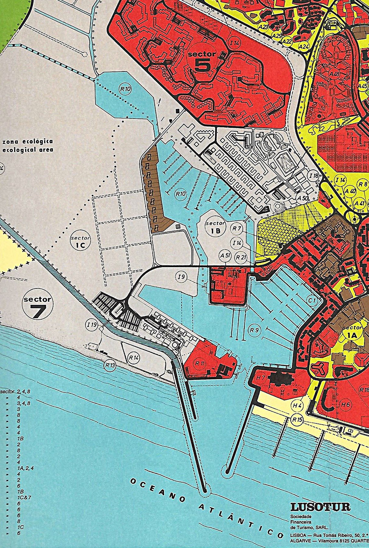 Plano urbano de Vilamoura — sector 5